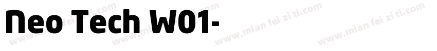 Neo Tech W01字体转换